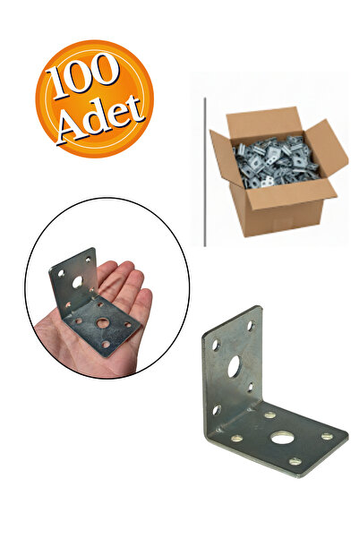 HOBİDABİ 40x50x50 mm Koli Demir Gönye Köşebent - Mobilya Dolap Raf Masa Köşe ...