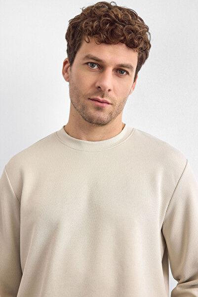 Back And Bond Taş Regular Fit Long Sleeve Crew Neck T-Shirt