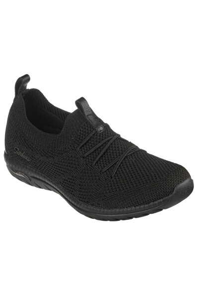 SKECHERS Women's Slip-On Athletic Shoes Black Arch Fit Flex EU 41