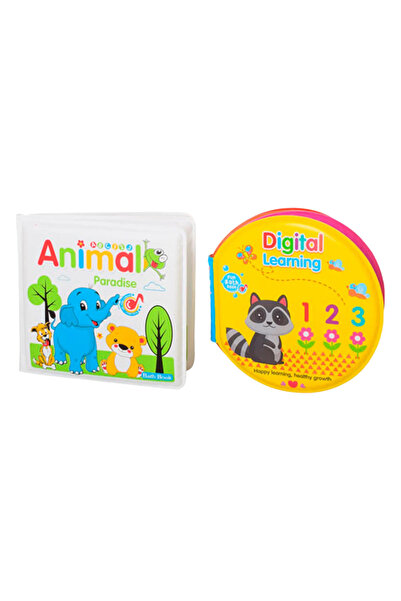 OEM Set de 2 cărți de baie cu elefanți - Jucării educative pentru bebeluși (N...