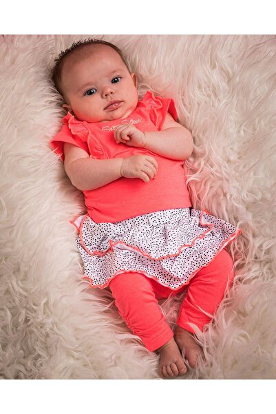 Dirkje 3-piece baby set: t-shirt, skirt and tights