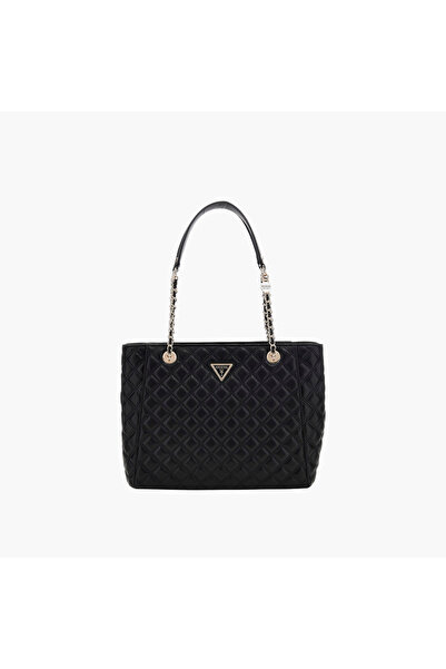 Guess Quilted Faux Leather Tote Bag