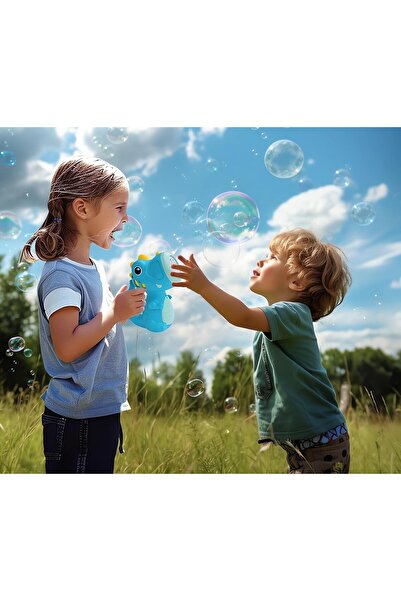 dalip Interactive Bubble Toy Dalip, Sounds and Lights, Dinosaur Model, 8 Nozzles, 17.1 x 10.4 x 21.5 cm,