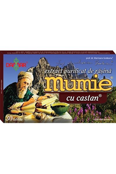Mumie Purified Resin Extract with Chestnut - 30 Tablets