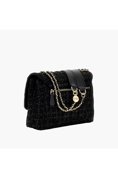 Guess Textured Flap Shoulder Bag