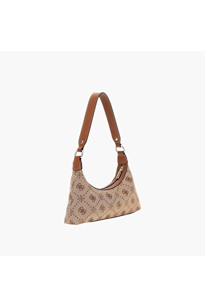 Guess Monogram Shoulder Bag Zip Closure