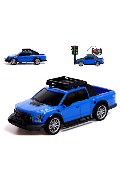 ANGMAD Play Set - Ford Ranger Remote Control Car with Traffic Light (Lights & Sounds), 1:16, Blue Mu