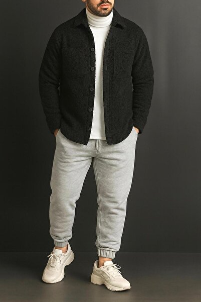 LUPERCUS طقم رجالي مكون من 3 قطع: قميص علوي وسفلي وسترة رياضية بأكمام طويلة