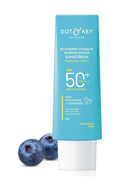 Dot KEY واقي الشمس من دوت آند كي بلوبيري هايدريت باريير ريبير بعامل حماية من ...