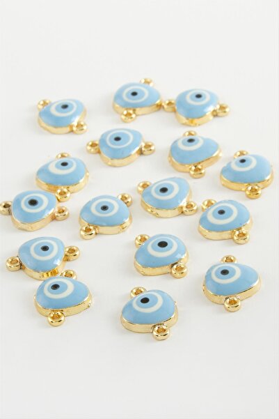 ZERO LAND Lvsqvr Nazar Double-Handled Enamel Bracelet and Pendant Apparatus 1 (141011) Piece-Light Blue