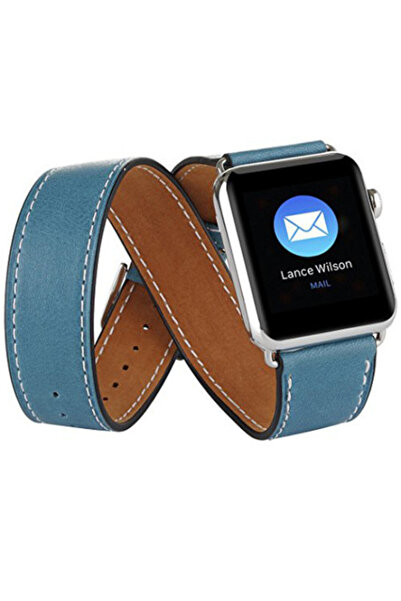 iUni Curea compatibilă cu Apple Watch Ultra/SE/8/7/6/5/4/3/2/1, 38 mm, Double...