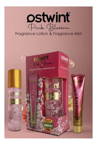 Ostwint Body Mist with Pink Flower Innocence Lotion 250ml Turkish Product