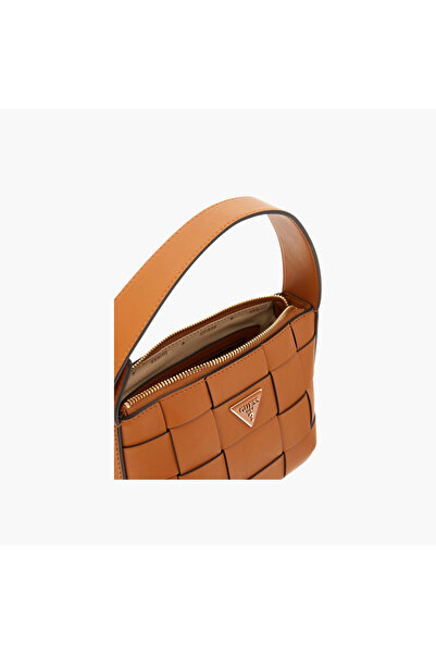 Guess Woven Design Shoulder Bag