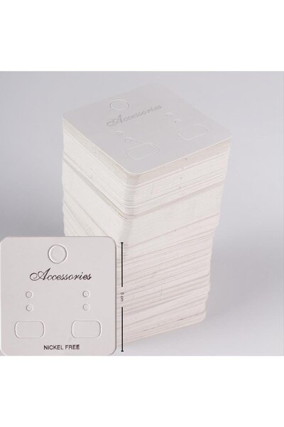 ZERO LAND Lvsqvr (145247) Earring Card-White