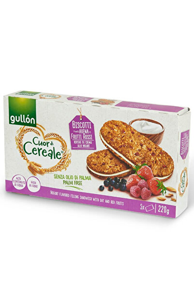 Gullon Sandwich Frutti Rossi & Iaurt 220g