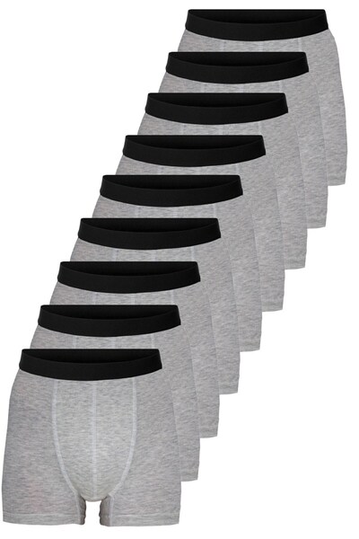 DeeAn Gray Men's 9-Pack Cotton Boxers