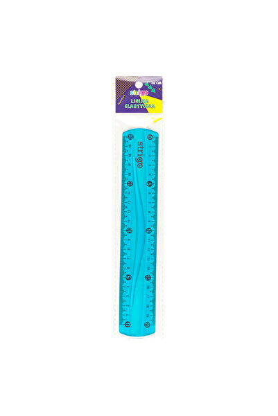 Strigo Flexible ruler 20 cm, blue SSC013