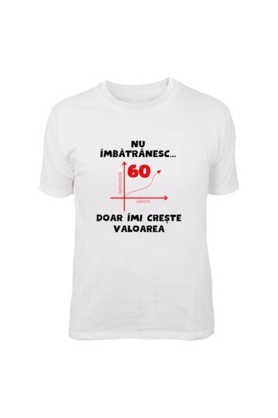 T&M Personalizare Tricou personalizat - „Nu îmbătrânesc, 60 de ani, doar cres...