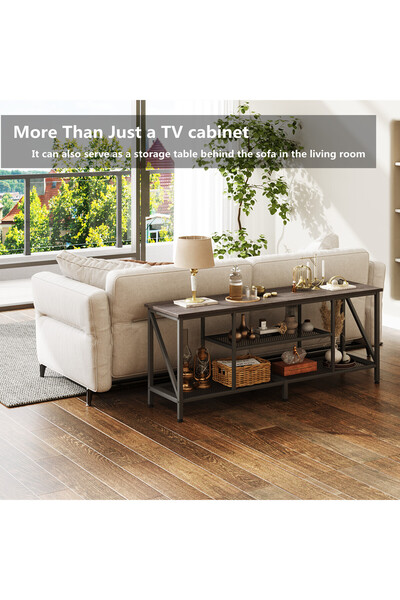 Zztcmp Tv Table,TV Cabinet,TV Stand with 4 Storage Spaces,Suitable for living room, reception room