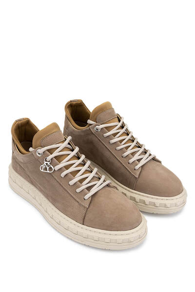 Tamer Tanca Men's Genuine Leather Mink Nubuck Sneakers & Sports Shoes