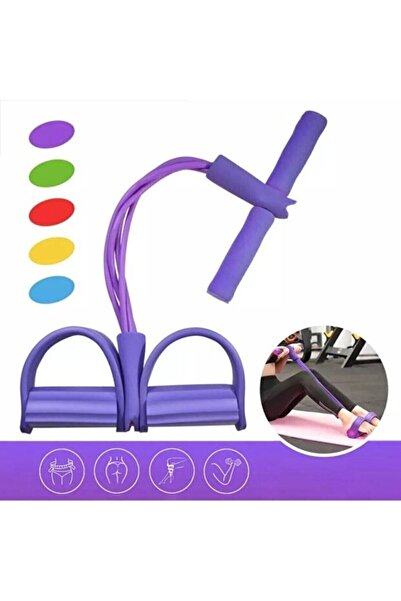 CKSpor Mor Body Trimmer – Direnç Lastikli Karın ve Bacak Egzersiz Aleti