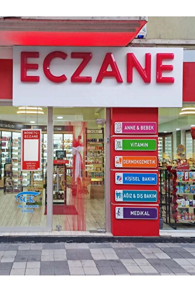 Ufuk Store Işıklı Nöbetçi Eczane Panosu Model 1 Askılı