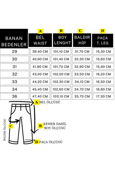 DİFRANSEL Men's Comfortable Fit Boyfriend Pants