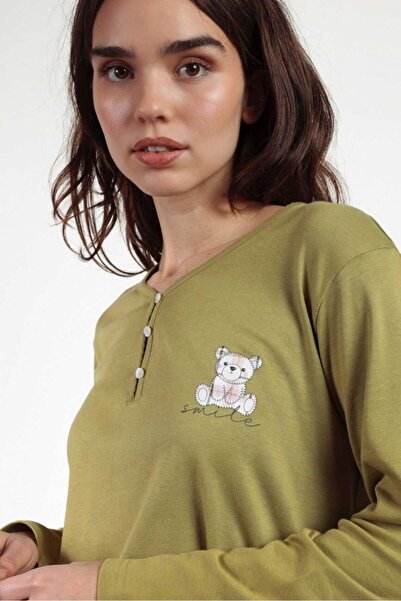 AYYILDIZ 63605 Yeşil Pijama Takımı