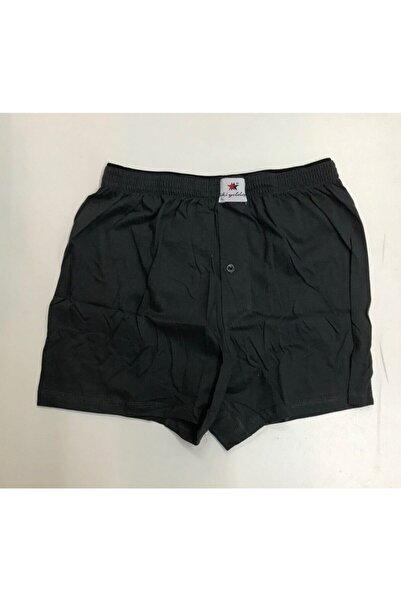 İki Yıldız Large Size Smoked 100% Cotton Towel Waist Boxer