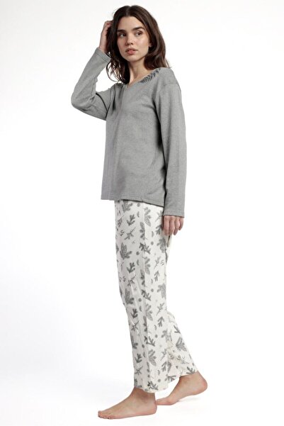 AYYILDIZ 63591 Gri Pijama Takımı