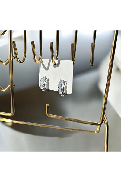 Birth of Venus VIP Özel Seri Paslanmaz Xuping Çelik Halka Zirkon Taşlı Tasarım Küpe