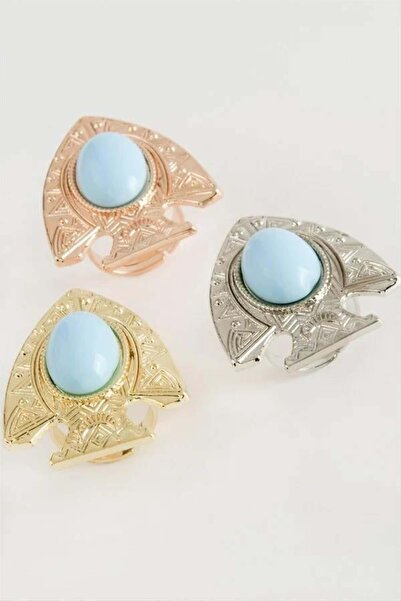 ZERO LAND Lvsqvr Fish Turquoise (153822) Ring with Stone-Yellow