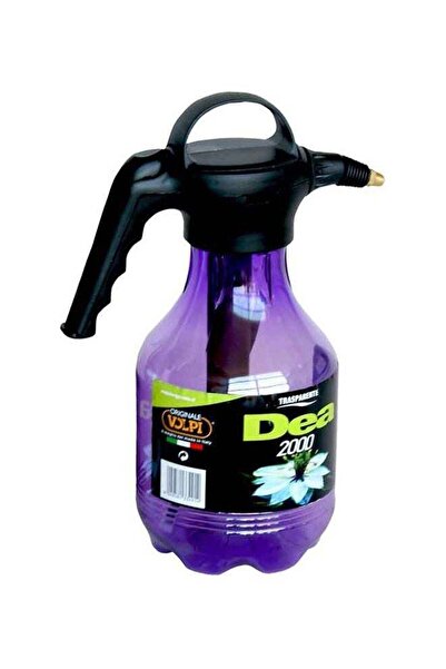 Volpi بخاخ ماء ضغط للزهور بيد واحدة، بنفسجي/أسود، سعة 2 لتر