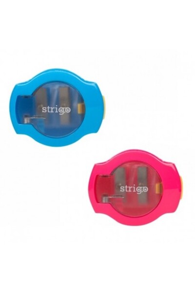 Strigo Ξύστρα 2 μεγεθών, με καπάκι SSC089