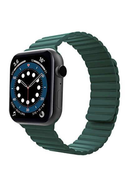 iUni Curea compatibilă cu Apple Watch Ultra/SE/8/7/6/5/4/3/2/1, 44 mm, silico...