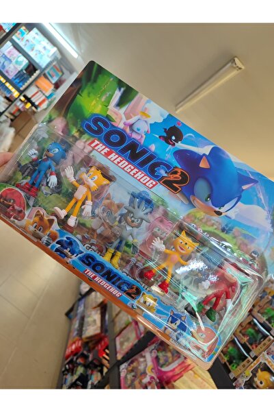 VARDEM OYUNCAK Sonic 2: Kirpi Aksiyon Figürleri Seti - 5'li Koleksiyonluk Paket HEDİYELİK | KOLEKSİYON