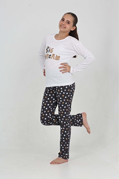Toontoy Girl's Big Dream Printed Pajama Set