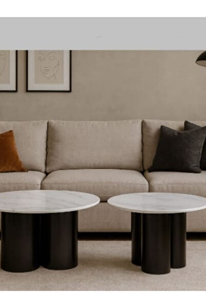 BEC49 Nesting Coffee Table Set (2 Pieces) - Living Room Decor