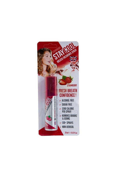 Staycool عبوة معطر الفم بنكهة الفراولة (20 مل)
