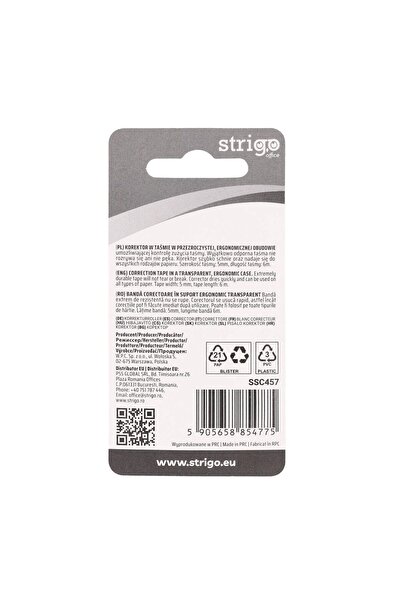 Strigo Strigo correction tape, 5mm x 6m