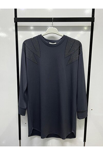 İDOL GİYİM Soft Textured Combed Cotton Tunic