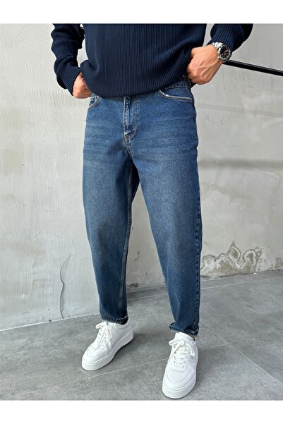 DİFRANSEL Men's Comfortable Fit Boyfriend Pants