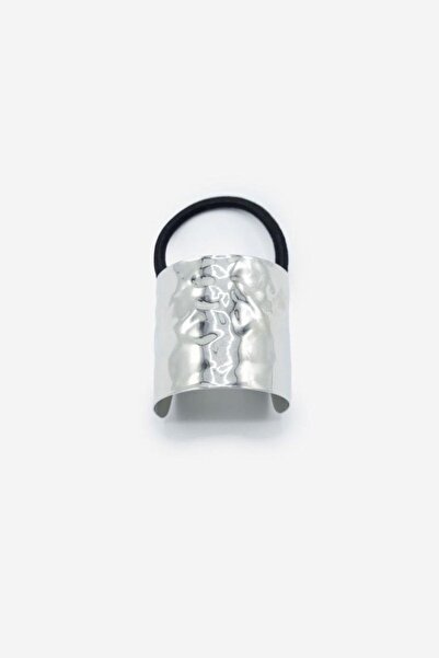 New Obsessions Molten Metal Elastic Ponytail Buckle