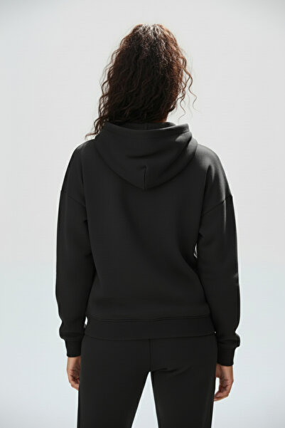 uyguntarz Unisex Soft Textured 3 Yarn Elegant Ribbon Design B Printed O Oversized Sweatshirt