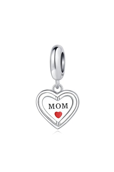 delis 925 silver charm/talisman, JW1661, Mom model, rhodium plated