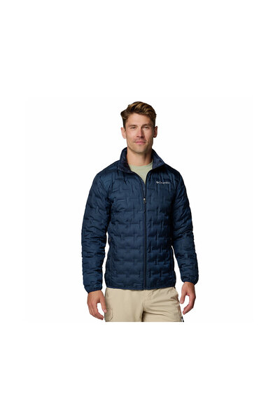 Columbia Delta Ridge ™   Ii down Jacket Men's Outdoor Coat (650 Fill Power Goose down) 2086241464 Navy Blue