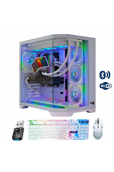 SPEARPC Gaming PC i5-14400F, RTX 5060 8GB, 16GB DDR5, 1TB NVMe, 360mm ARGB Cooler, 7Fan ATX Case, Win 11 Pro