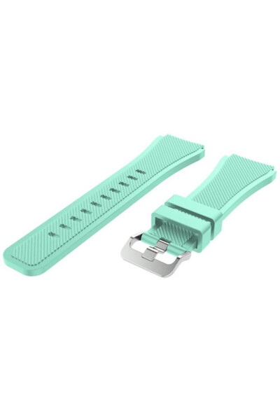 iUni Curea ceas inteligent Samsung Galaxy Watch 46mm, Gear S3, 22mm silicon albastru deschis