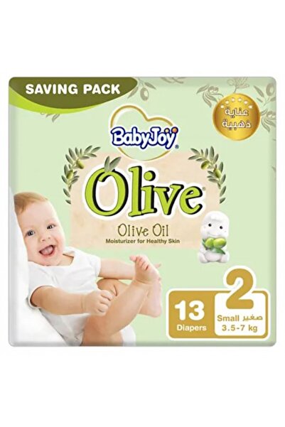 Baby Joy بيبي جوي حفائض بشرة صحية بزيت الزيتون مقاس 2 عبوة 13 حفاضة