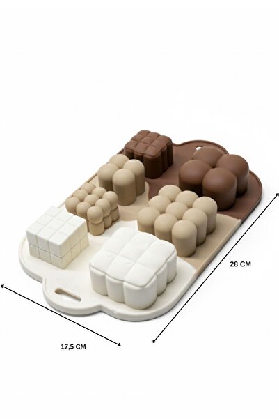 Kitchen Life 7 Different Mold Shapes Silicone Cake and Cookie Mold Set Multi-Purpose Baking Mold